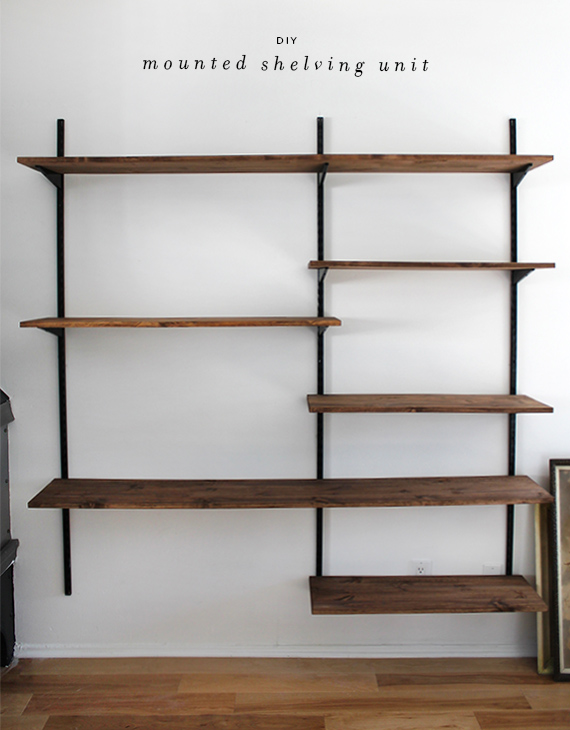 diy mounted shelving - almost makes perfect - diy mounted shelving - almost makes perfect -   19 diy Shelves bookshelves ideas