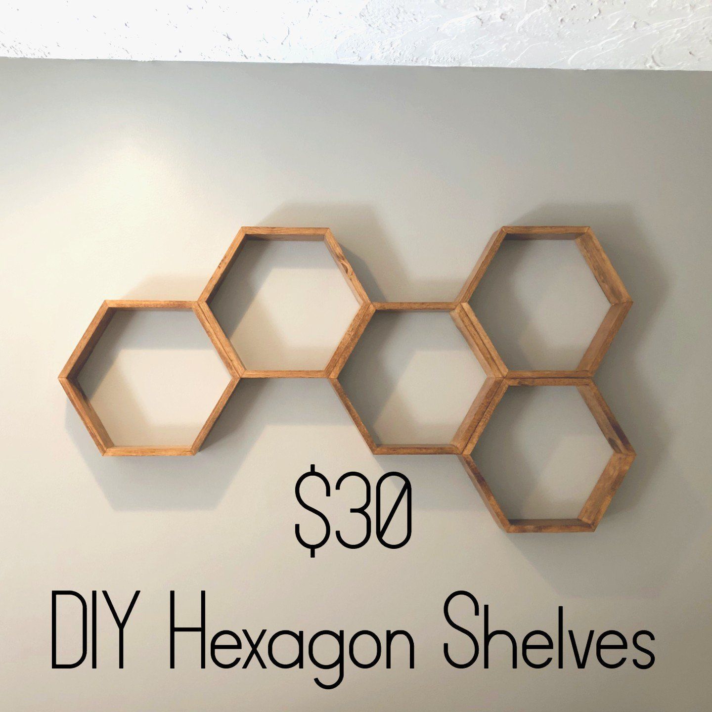 DIY Hexagon Wall Shelves - - DIY Hexagon Wall Shelves - -   19 diy Shelves easy ideas