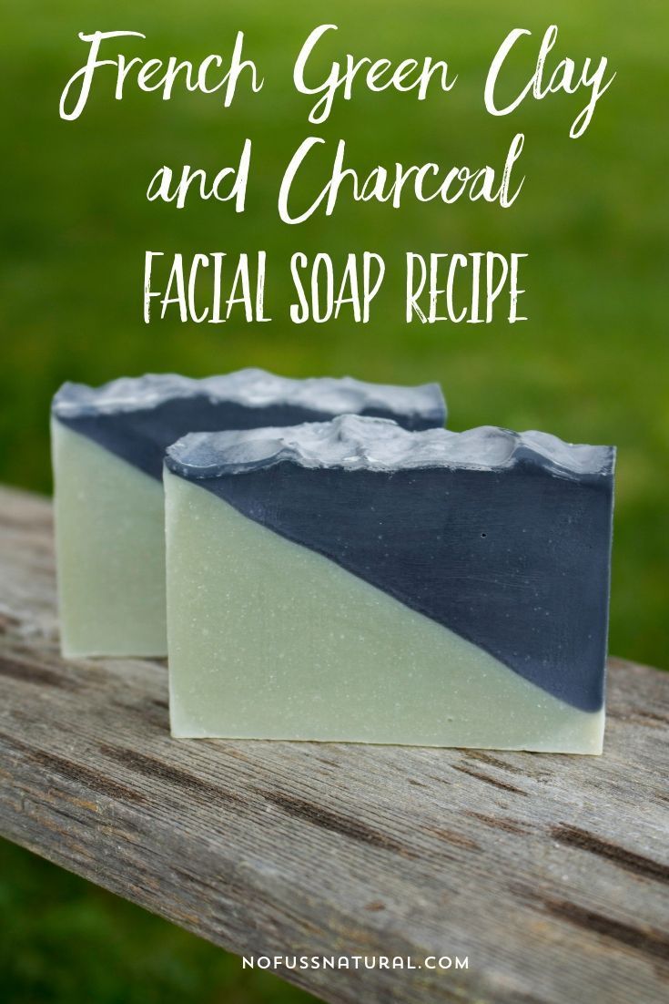 French Green Clay and Charcoal Facial Soap Recipe - French Green Clay and Charcoal Facial Soap Recipe -   19 diy Soap charcoal ideas