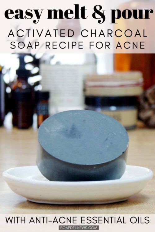 Easy activated charcoal melt and pour soap recipe for beginners with essential oils - Easy activated charcoal melt and pour soap recipe for beginners with essential oils -   19 diy Soap charcoal ideas