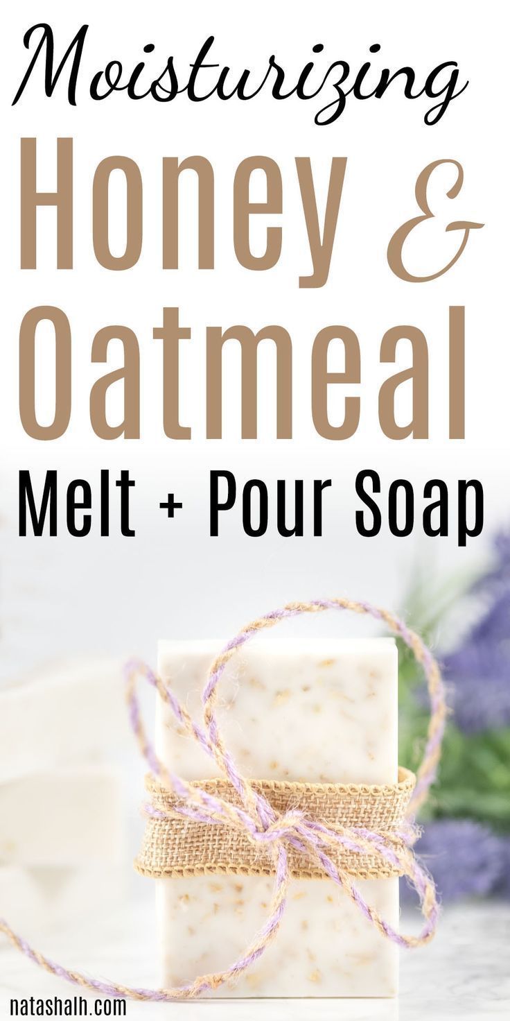 Honey & Oatmeal Melt and Pour Soap - Honey & Oatmeal Melt and Pour Soap -   19 diy Soap for dry skin ideas