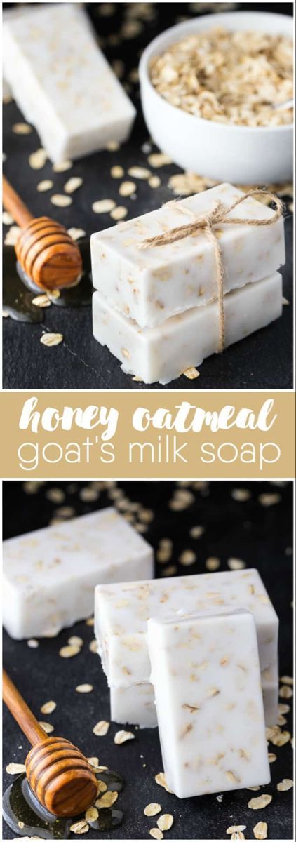 Honey Oatmeal Goat's Milk Soap - Honey Oatmeal Goat's Milk Soap -   19 diy Soap for dry skin ideas