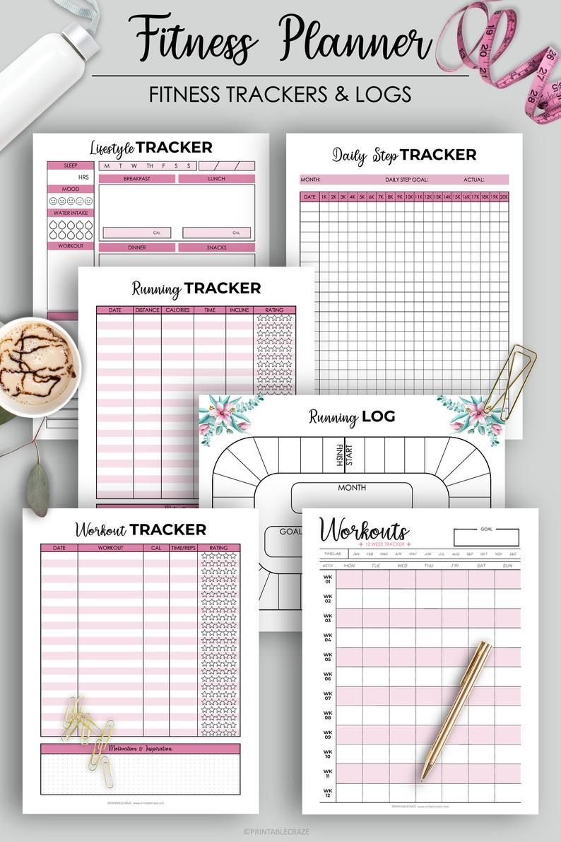 Fitness Planner Printable Weight Loss Health Planner Fitness Journal Workout Log Food Diary Calorie Tracker Daily Weight Loss Step Tracker - Fitness Planner Printable Weight Loss Health Planner Fitness Journal Workout Log Food Diary Calorie Tracker Daily Weight Loss Step Tracker -   19 how to create a fitness Journal ideas