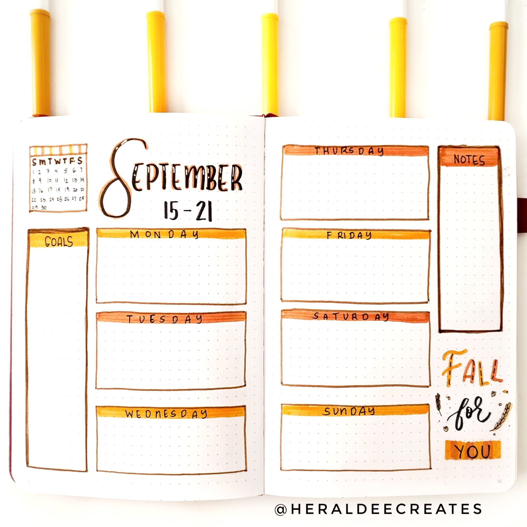 My Fall Bullet Journal Theme Set-Up - Heraldeecreates - My Fall Bullet Journal Theme Set-Up - Heraldeecreates -   19 how to create a fitness Journal ideas