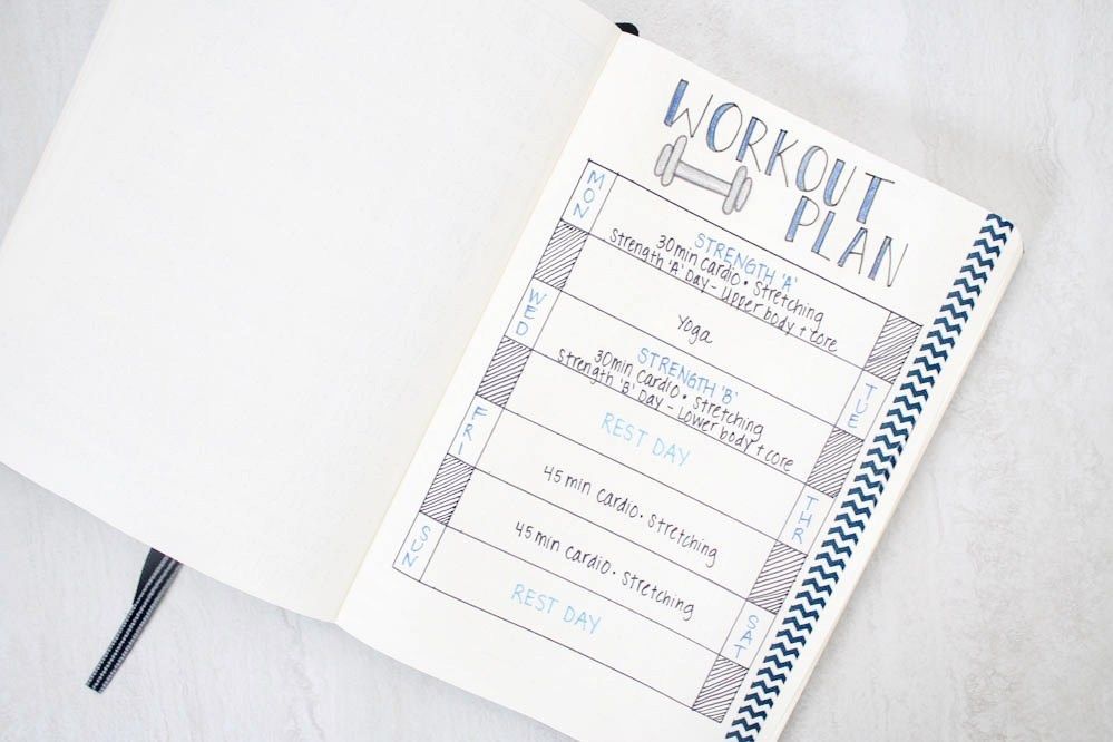 Create a Workout Schedule in Your Bullet Journal - Productive & Pretty - Create a Workout Schedule in Your Bullet Journal - Productive & Pretty -   19 how to create a fitness Journal ideas