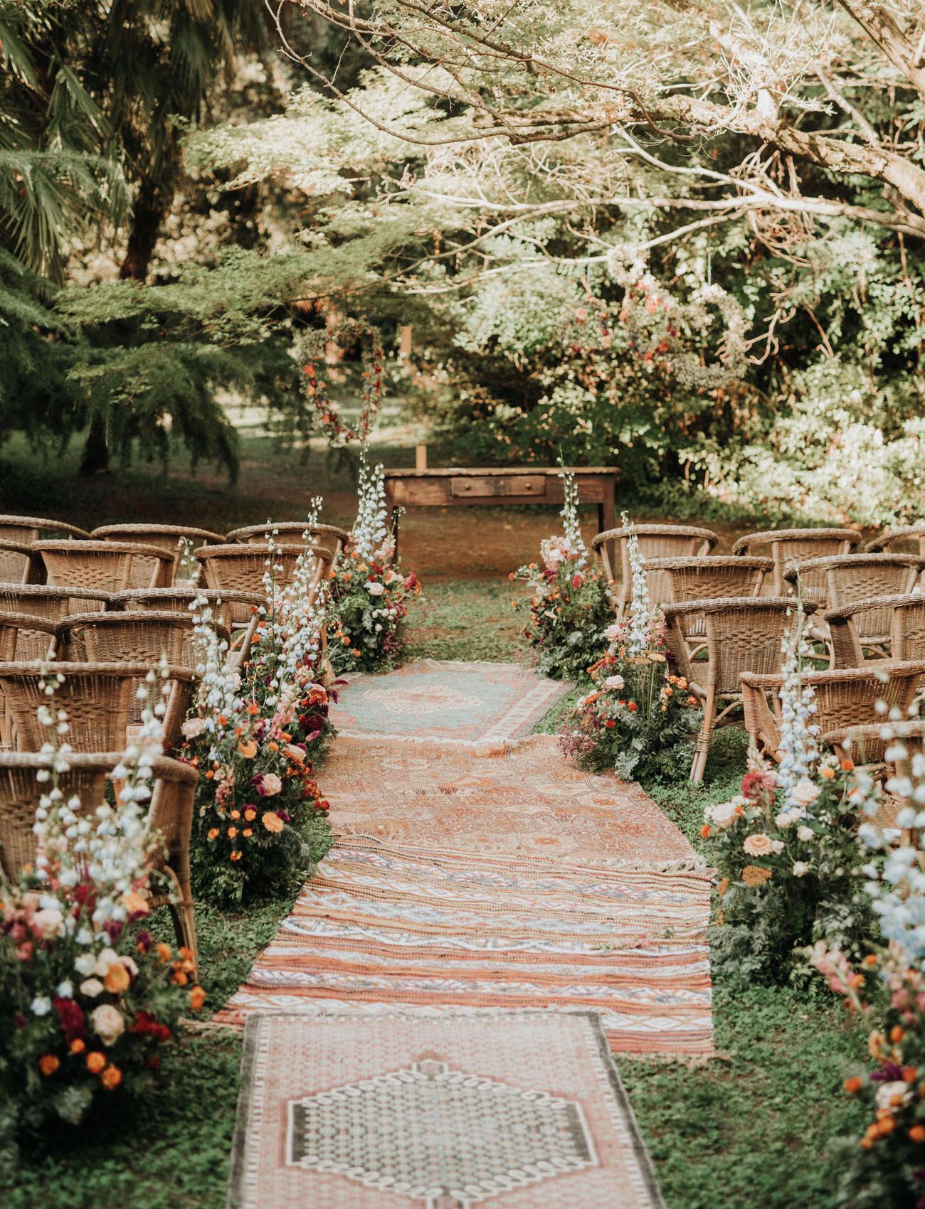 Bohemian Wildflower Aisle for Wedding Ceremony - Bohemian Wildflower Aisle for Wedding Ceremony -   19 style Boho wedding ideas