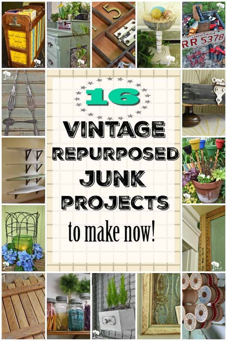 16 vintage repurposed junk projects for the DIY decorator or seller. - 16 vintage repurposed junk projects for the DIY decorator or seller. -   19 vintage diy Projects ideas