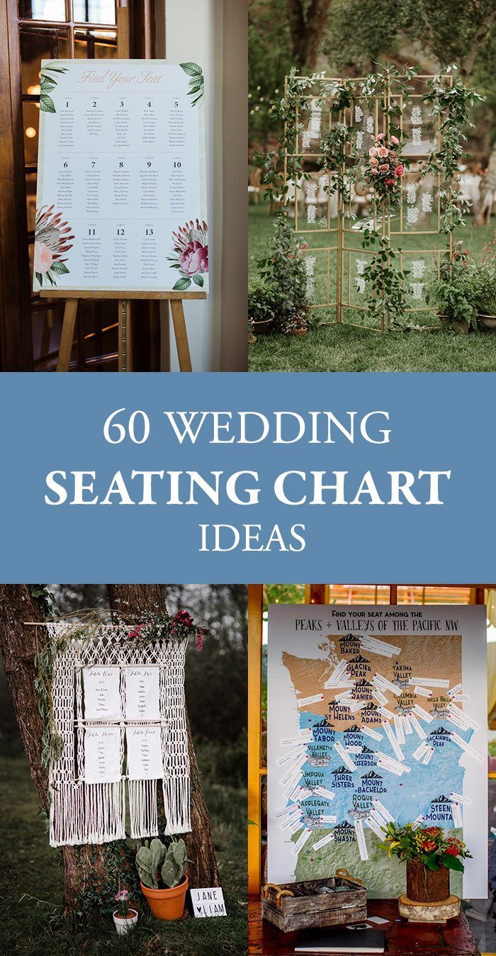 25 diy Wedding seating chart ideas