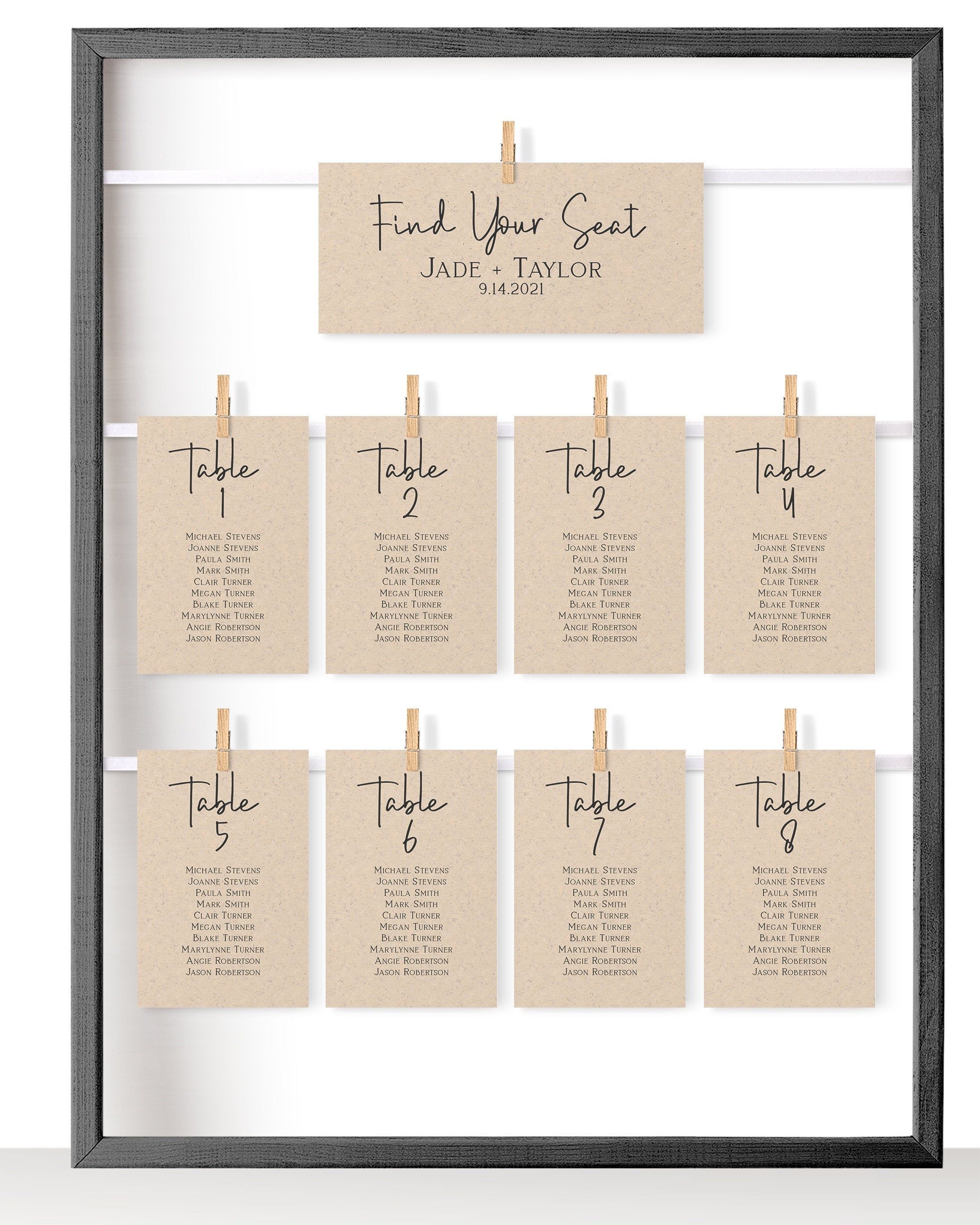Wedding Seating Table Card, Seating Chart, Rustic Table Seating Plan 100% Editable Corjl PPW508 - Wedding Seating Table Card, Seating Chart, Rustic Table Seating Plan 100% Editable Corjl PPW508 -   25 diy Wedding seating chart ideas