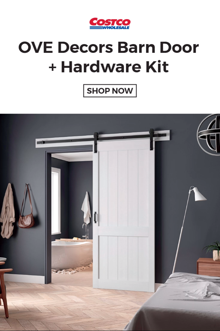 OVE Decors Barn Door with Hardware Kit & Smooth Soft-Close - OVE Decors Barn Door with Hardware Kit & Smooth Soft-Close -   25 fitness Room door ideas