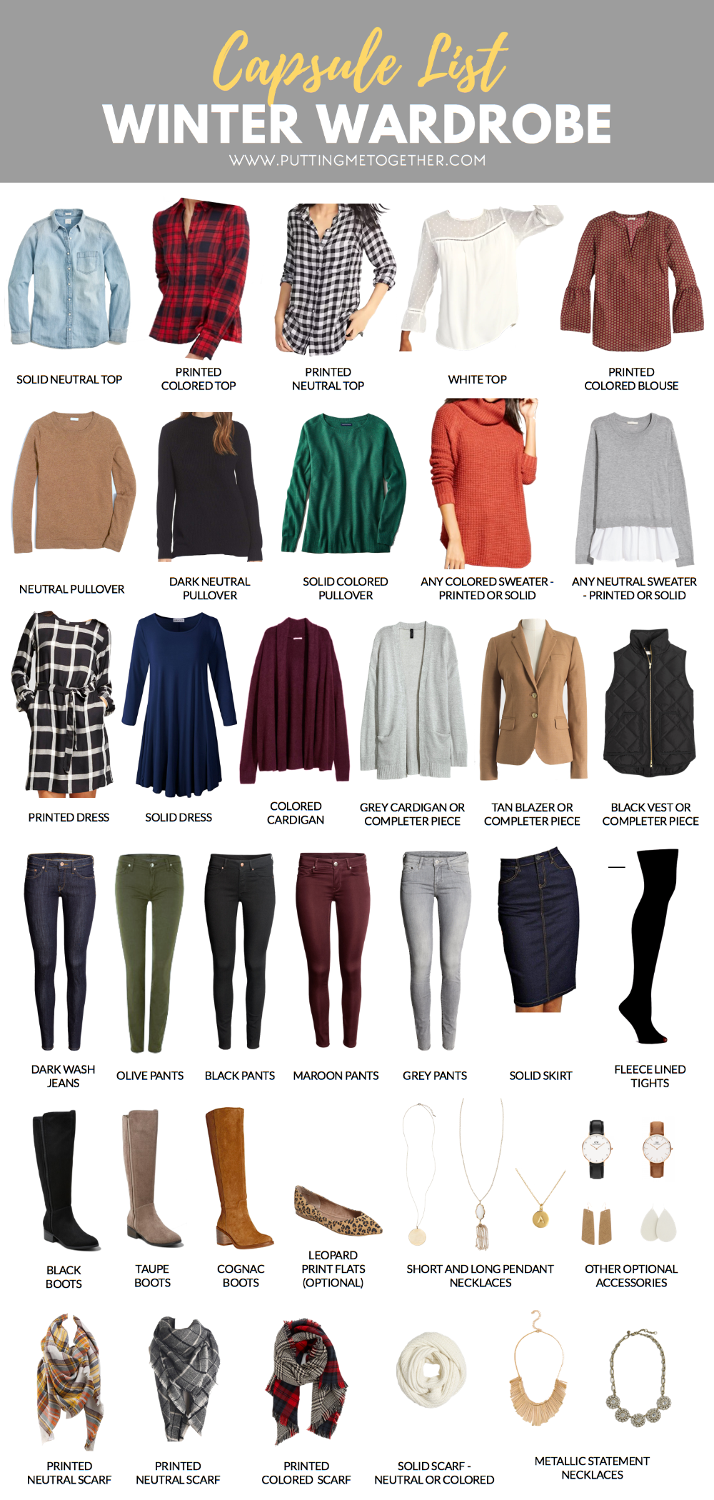The Putting Me Together Winter 2018 Capsule Wardrobe - The Putting Me Together Winter 2018 Capsule Wardrobe -   13 style Winter 2018 ideas