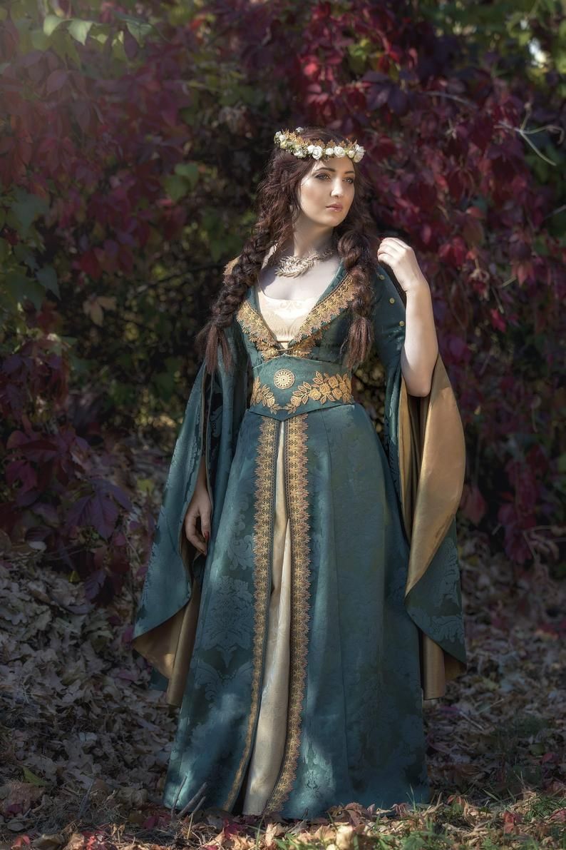 Fairy elven dress Fantasy costume Fantasy wedding dress | Etsy - Fairy elven dress Fantasy costume Fantasy wedding dress | Etsy -   14 beauty Dresses fantasy ideas