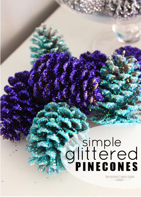 Glittered Pinecones | The Homes I Have Made - Glittered Pinecones | The Homes I Have Made -   15 diy Ideen zum verkaufen ideas
