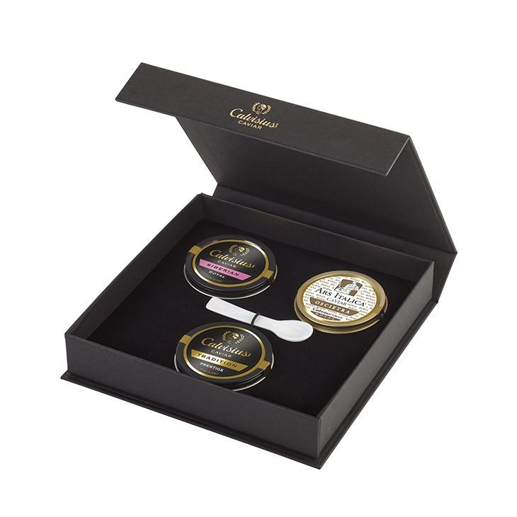 Calvisius Caviar 3 Tins, for tin size 1oz.( 28.5g) of Caviar Gift Box - Calvisius Caviar 3 Tins, for tin size 1oz.( 28.5g) of Caviar Gift Box -   16 beauty Box italia ideas