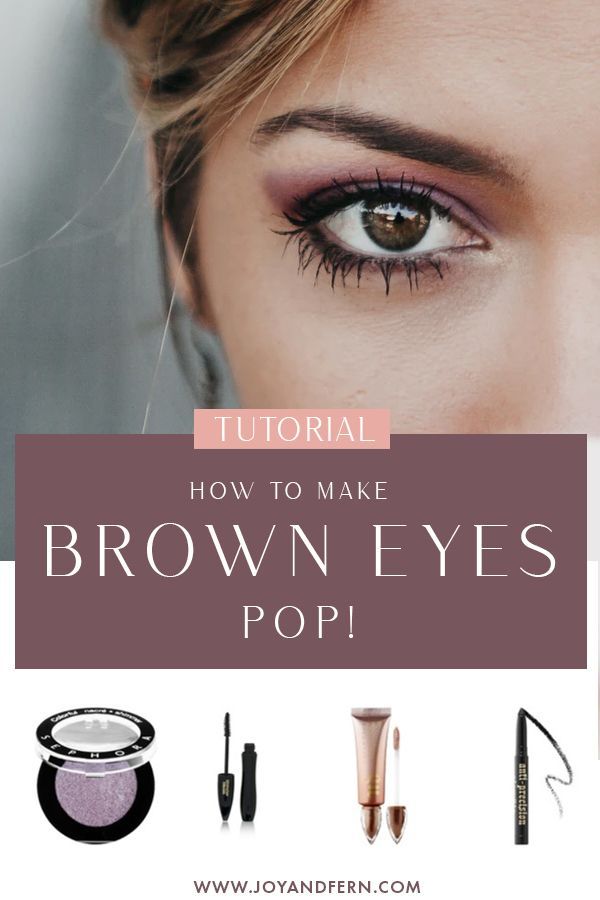 A Simple Way to Make Brown Eyes Pop - Joy and Fern - A Simple Way to Make Brown Eyes Pop - Joy and Fern -   17 beauty Eyes brown ideas