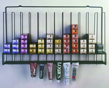 Tube Color Rack - Tube Color Rack -   17 beauty salon ideas