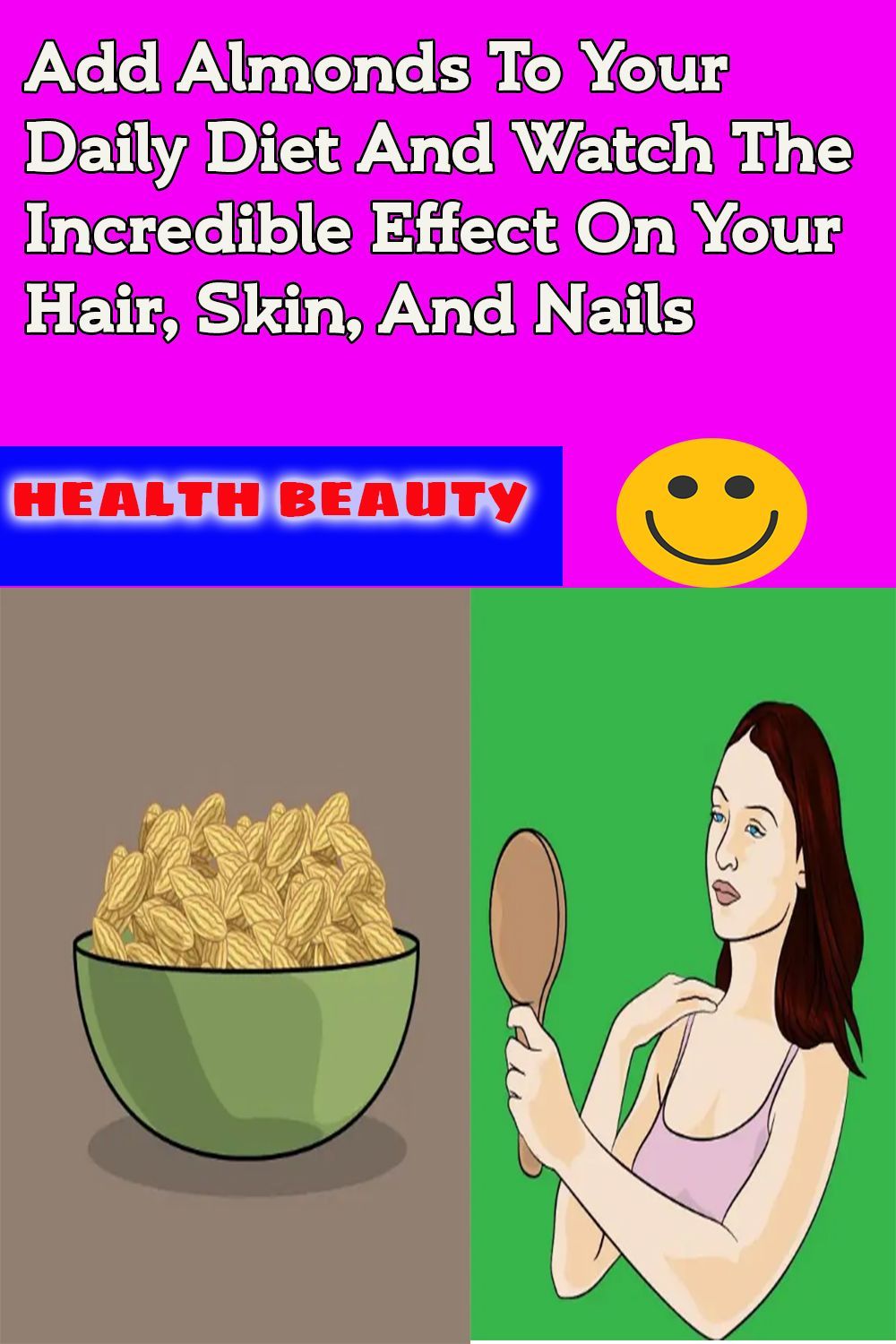 Add Almonds To Your Daily Diet And Watch The Incredible Effect On Your Hair, Skin, And Nails - Add Almonds To Your Daily Diet And Watch The Incredible Effect On Your Hair, Skin, And Nails -   17 best beauty Treatments ideas