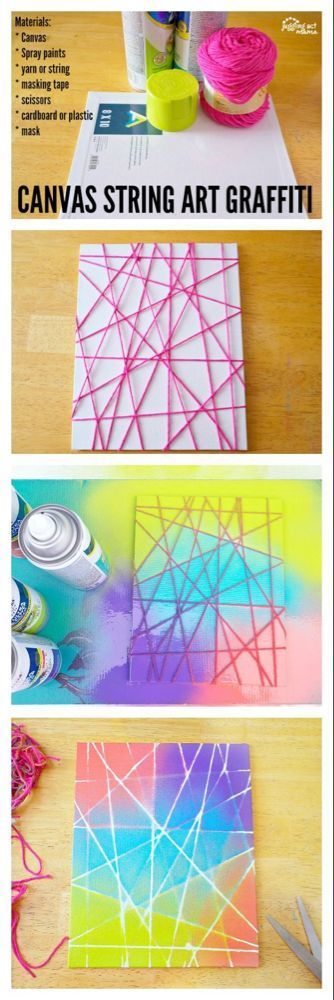 String Art on Canvas - Juggling Act Mama - String Art on Canvas - Juggling Act Mama -   17 diy Art for teens ideas
