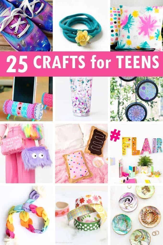 25 CRAFTS FOR TEENS and tweens, for fun, to give, or to sell - 25 CRAFTS FOR TEENS and tweens, for fun, to give, or to sell -   17 diy Art for teens ideas