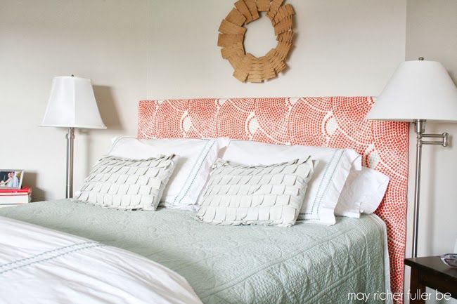 How To Make an Upholstered Headboard {From a Curtain Panel} - How To Make an Upholstered Headboard {From a Curtain Panel} -   17 diy Headboard curtains ideas
