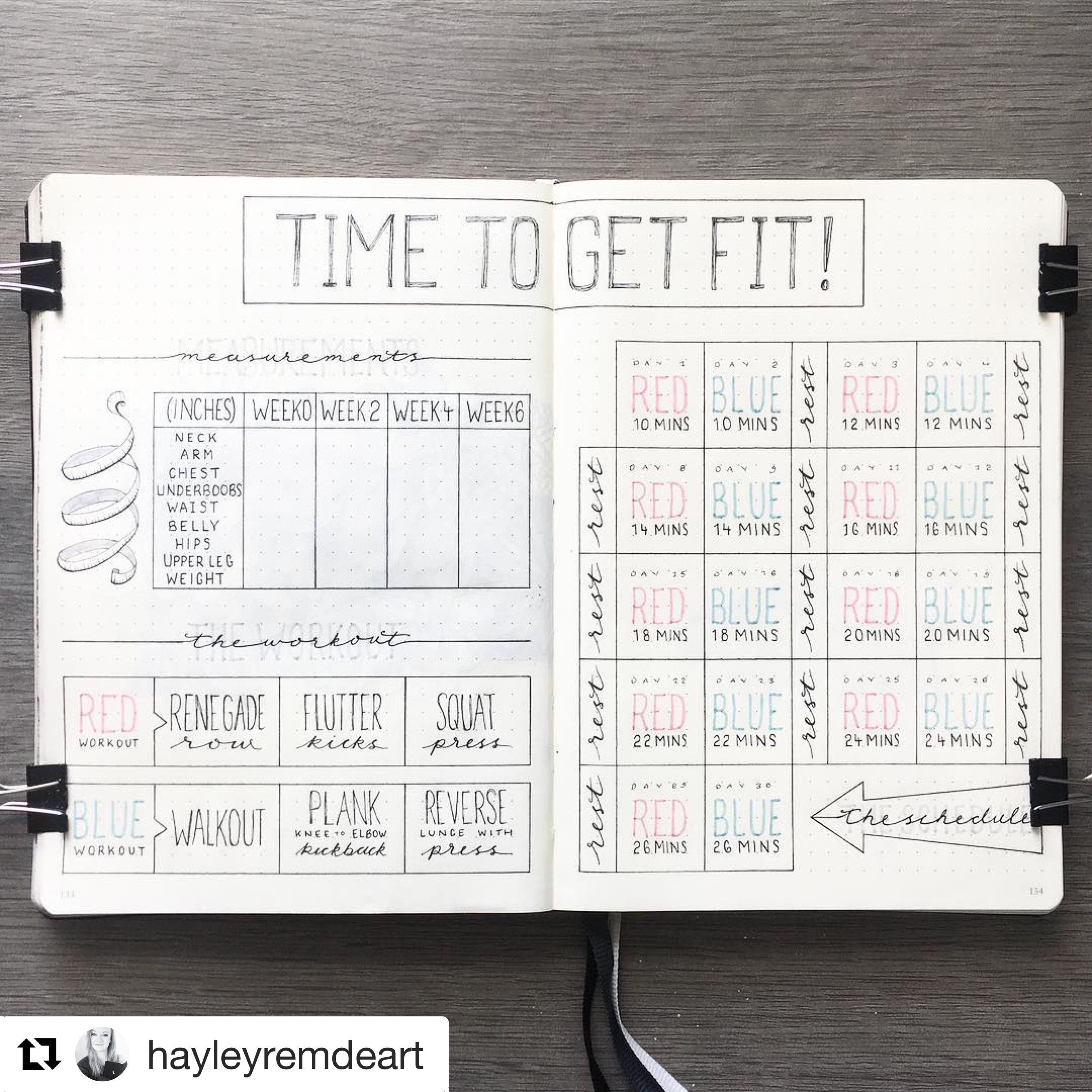 Keep On Track With Your Health And Fitness Goals Using Your Bullet Journal - Keep On Track With Your Health And Fitness Goals Using Your Bullet Journal -   17 fitness Journal goals ideas
