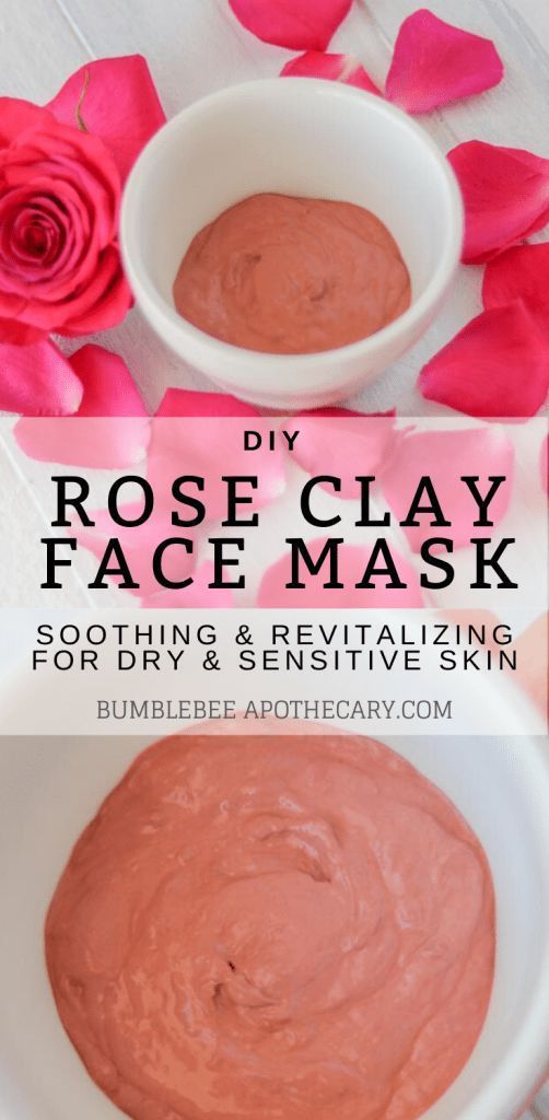 DIY Rose Clay Face Mask - DIY Rose Clay Face Mask -   18 beauty DIY face ideas