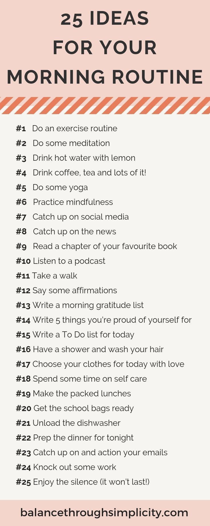 Morning Rituals - Morning Rituals -   18 beauty Routines checklist ideas