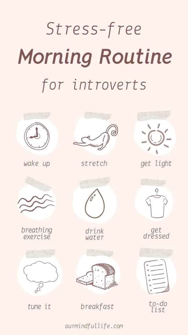 A Stress-free Morning Routine For Introverts For A Productive Day - A Stress-free Morning Routine For Introverts For A Productive Day -   18 beauty Routines checklist ideas