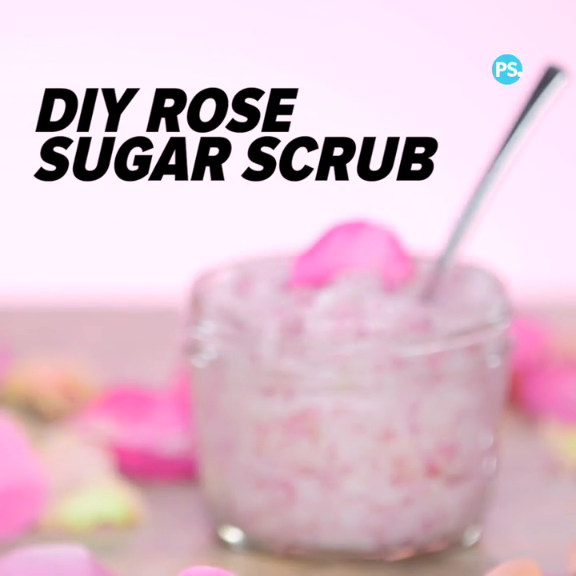 This DIY Rose Sugar Scrub Is Too Beautiful (and Easy!) Not to Try - This DIY Rose Sugar Scrub Is Too Beautiful (and Easy!) Not to Try -   18 diy Beauty box ideas