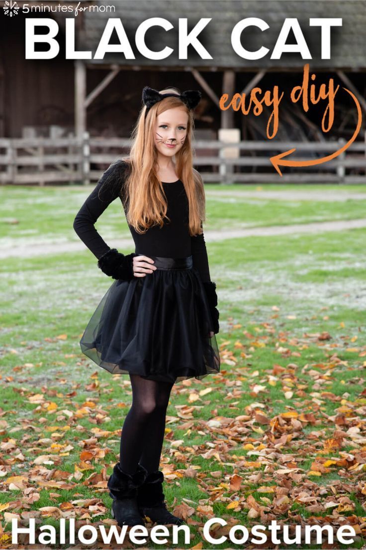 Easy Cat Costume - How To Make A Gorgeous Black Cat Costume - 5 Minutes for Mom - Easy Cat Costume - How To Make A Gorgeous Black Cat Costume - 5 Minutes for Mom -   18 diy Halloween Costumes cat ideas