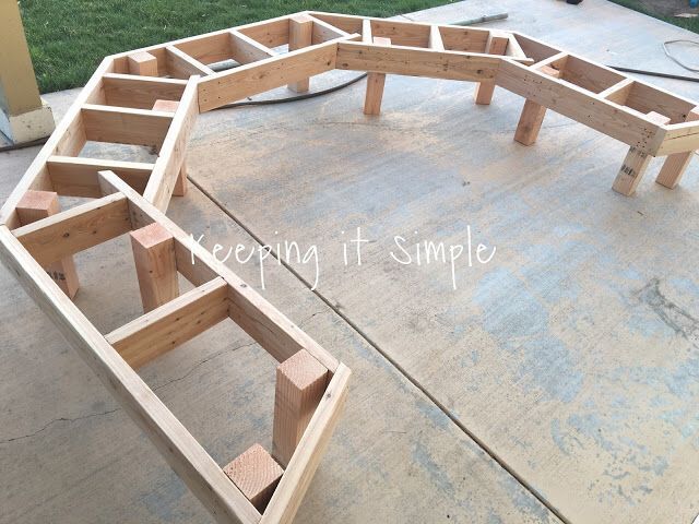 DIY Fire Pit Bench with Step by Step Insructions • Keeping it Simple - DIY Fire Pit Bench with Step by Step Insructions • Keeping it Simple -   18 diy Outdoor area ideas