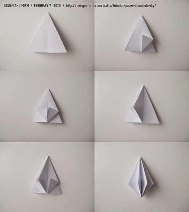 18 diy Paper diamond ideas
