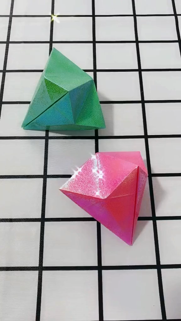 DIY origami diamond - DIY origami diamond -   18 diy Paper diamond ideas