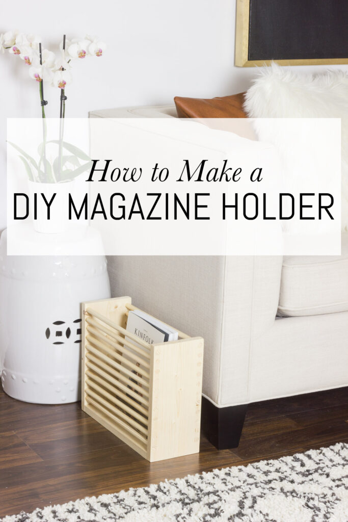 How to Make a DIY Magazine Holder - Erin Spain - How to Make a DIY Magazine Holder - Erin Spain -   18 diy Projects for him ideas