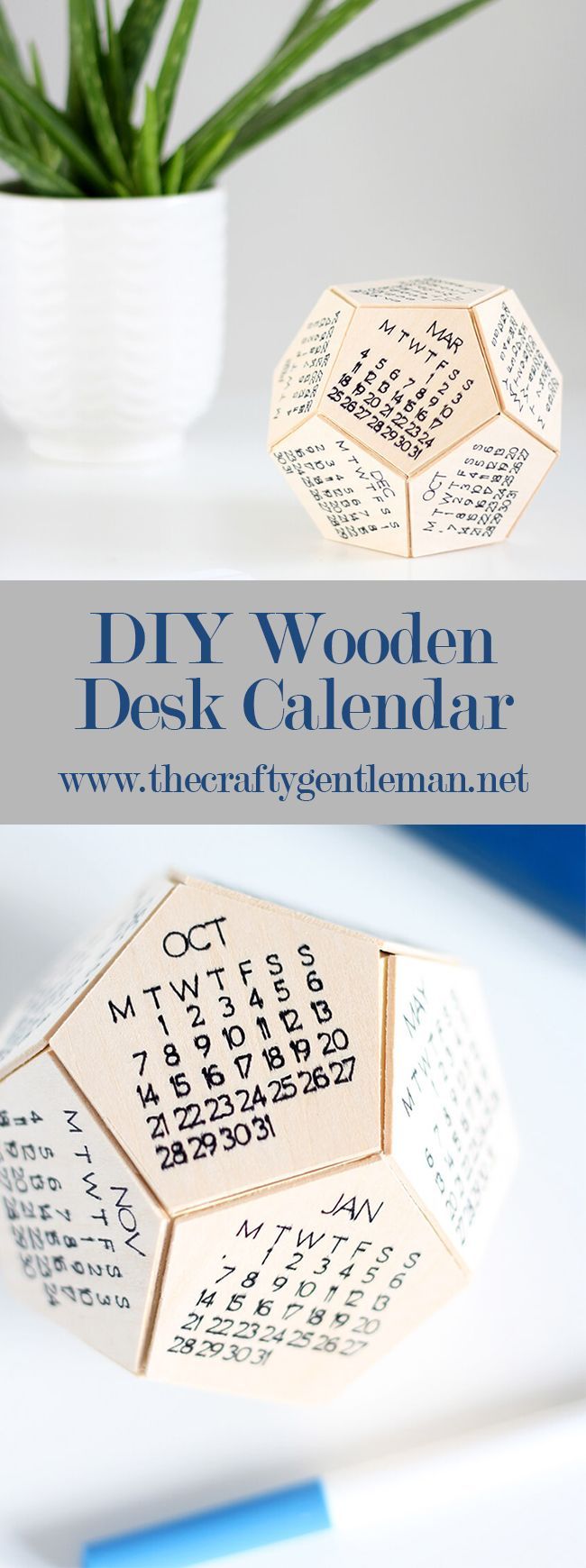 DIY Wooden Desk Calendar with the Cricut Maker | The Crafty Gentleman - DIY Wooden Desk Calendar with the Cricut Maker | The Crafty Gentleman -   18 diy Projects for him ideas