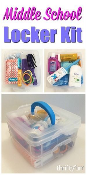 Making a Middle School Locker Kit - Making a Middle School Locker Kit -   18 diy School Supplies for 6th grade ideas
