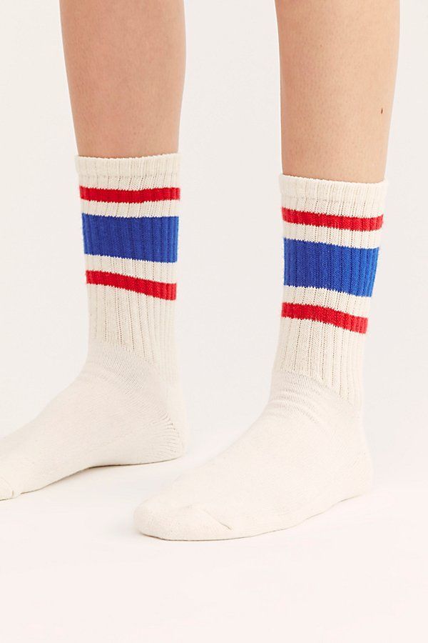 Retro Stripe Tube Socks - Retro Stripe Tube Socks -   18 fitness Outfits socks ideas