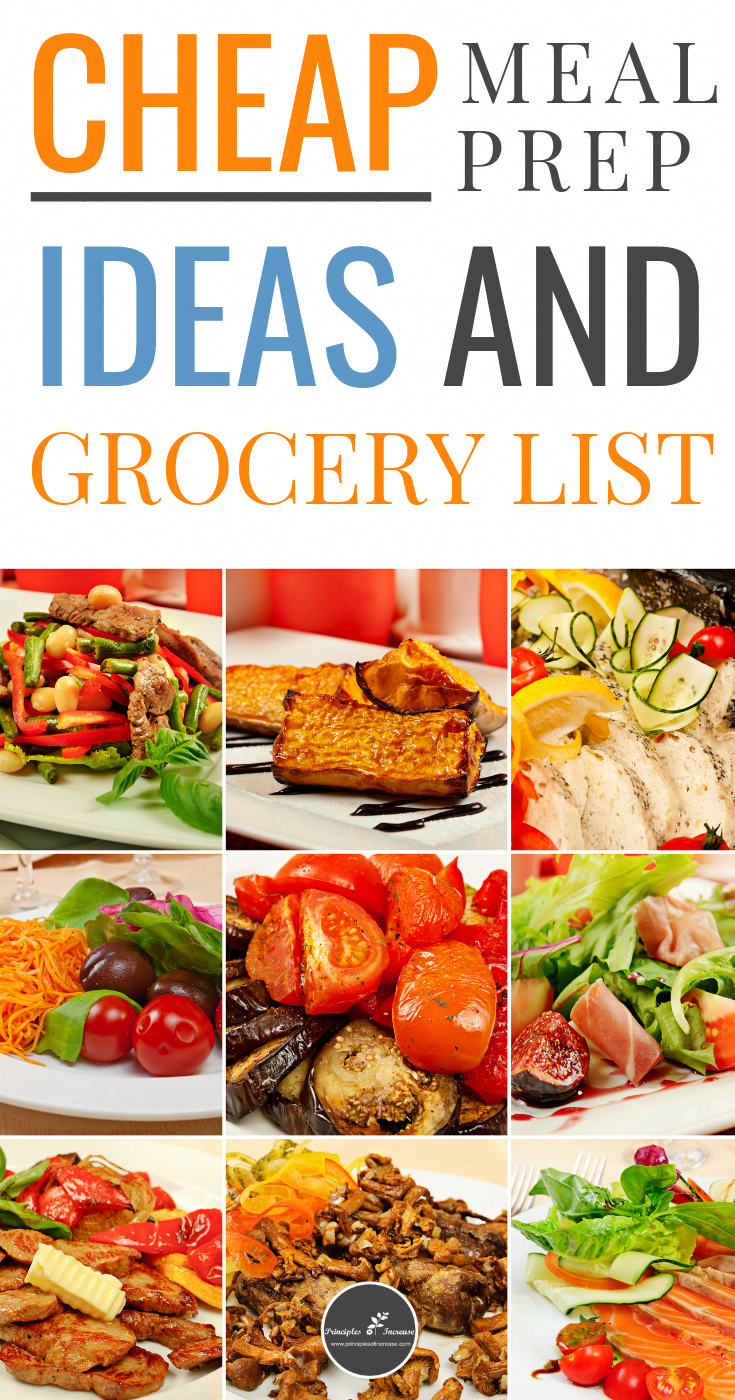 Meal Prep on a Budget: Cheap Meal Prep Grocery List « Principles of Increase - Meal Prep on a Budget: Cheap Meal Prep Grocery List « Principles of Increase -   18 fitness Training clean eating ideas
