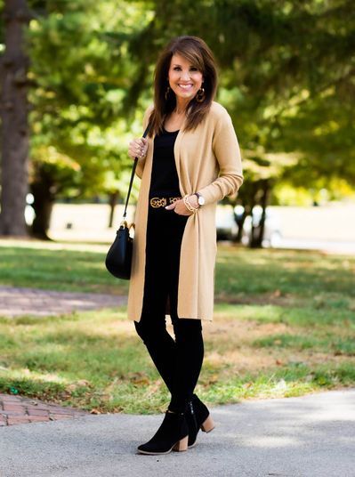 Ready for Fall with this casual camel and black outfit from Nordstrom - Ready for Fall with this casual camel and black outfit from Nordstrom -   18 style Vestimentaire automne ideas