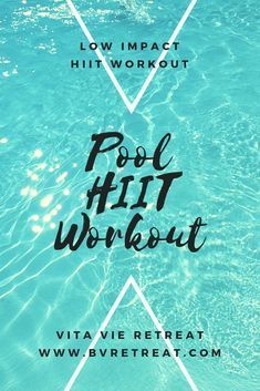 Pool HIIT Workout — Vita Vie Retreat - Pool HIIT Workout — Vita Vie Retreat -   18 water fitness Exercises ideas