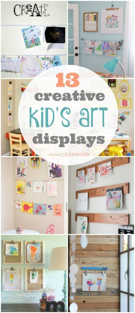 creative ways to display kids artwork - Lolly Jane - creative ways to display kids artwork - Lolly Jane -   19 diy Art display ideas