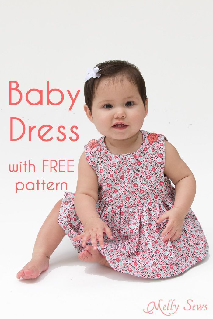 Sew a Baby Dress with FREE Pattern - Melly Sews - Sew a Baby Dress with FREE Pattern - Melly Sews -   19 diy Baby dress ideas