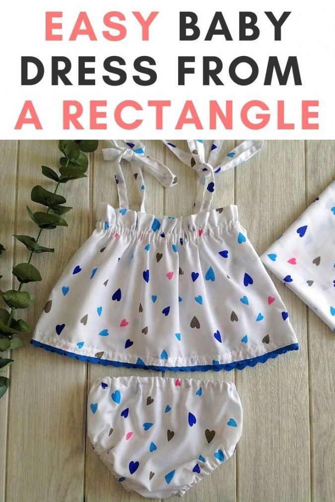 15- Minute Baby Dress from a Rectangle - Sew Crafty Me - 15- Minute Baby Dress from a Rectangle - Sew Crafty Me -   19 diy Baby dress ideas