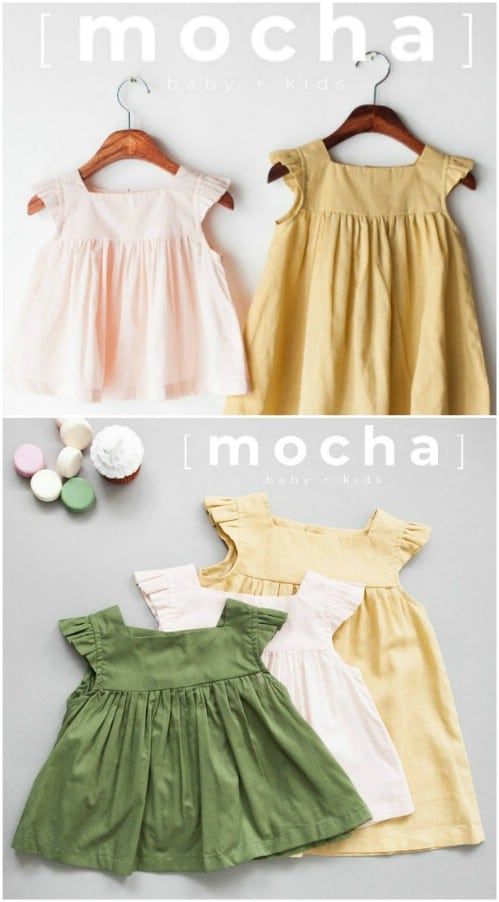 40 Adorable DIY Baby Clothing Patterns You Can Sew At Home - 40 Adorable DIY Baby Clothing Patterns You Can Sew At Home -   19 diy Baby dress ideas