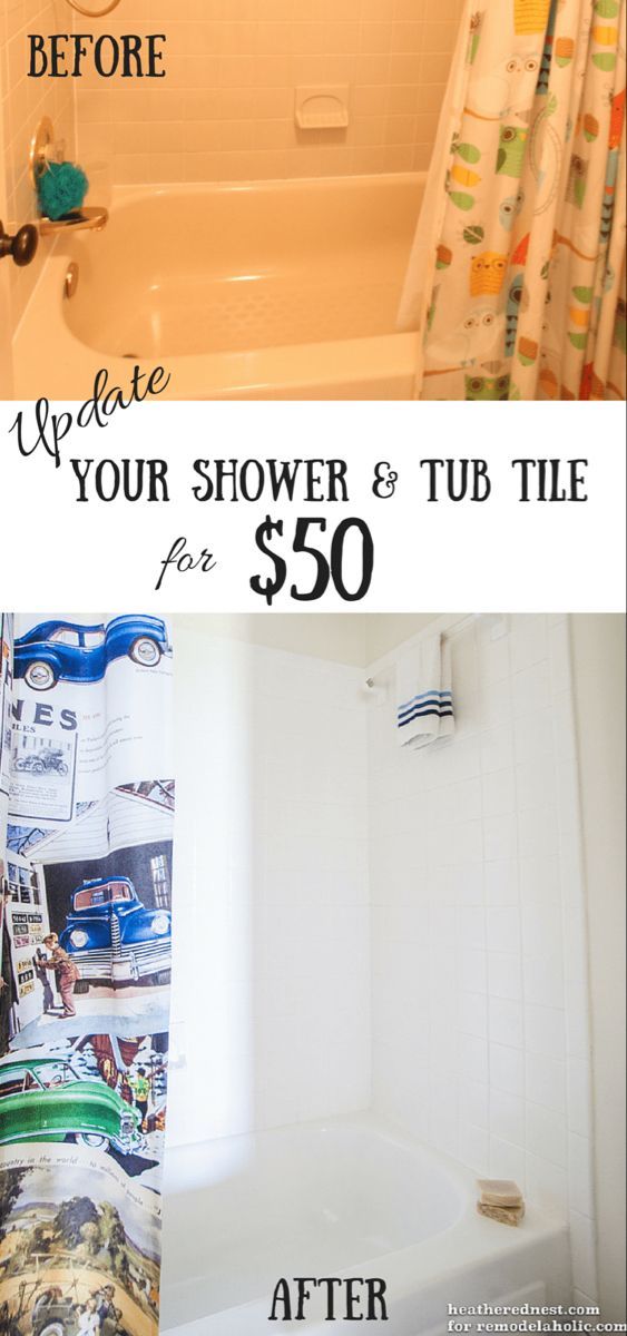 How to Update a Tile Shower & Tub in a Weekend - How to Update a Tile Shower & Tub in a Weekend -   19 diy Bathroom tub ideas