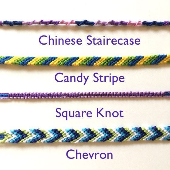 4 Friendship Bracelets Perfect for Beginners - 4 Friendship Bracelets Perfect for Beginners -   19 diy Bracelets for him ideas