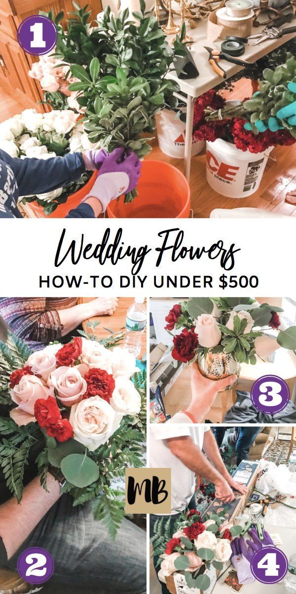 How I Did My Own Wedding Flowers with Pictures (Under $400) - How I Did My Own Wedding Flowers with Pictures (Under $400) -   19 diy Decorations flowers ideas