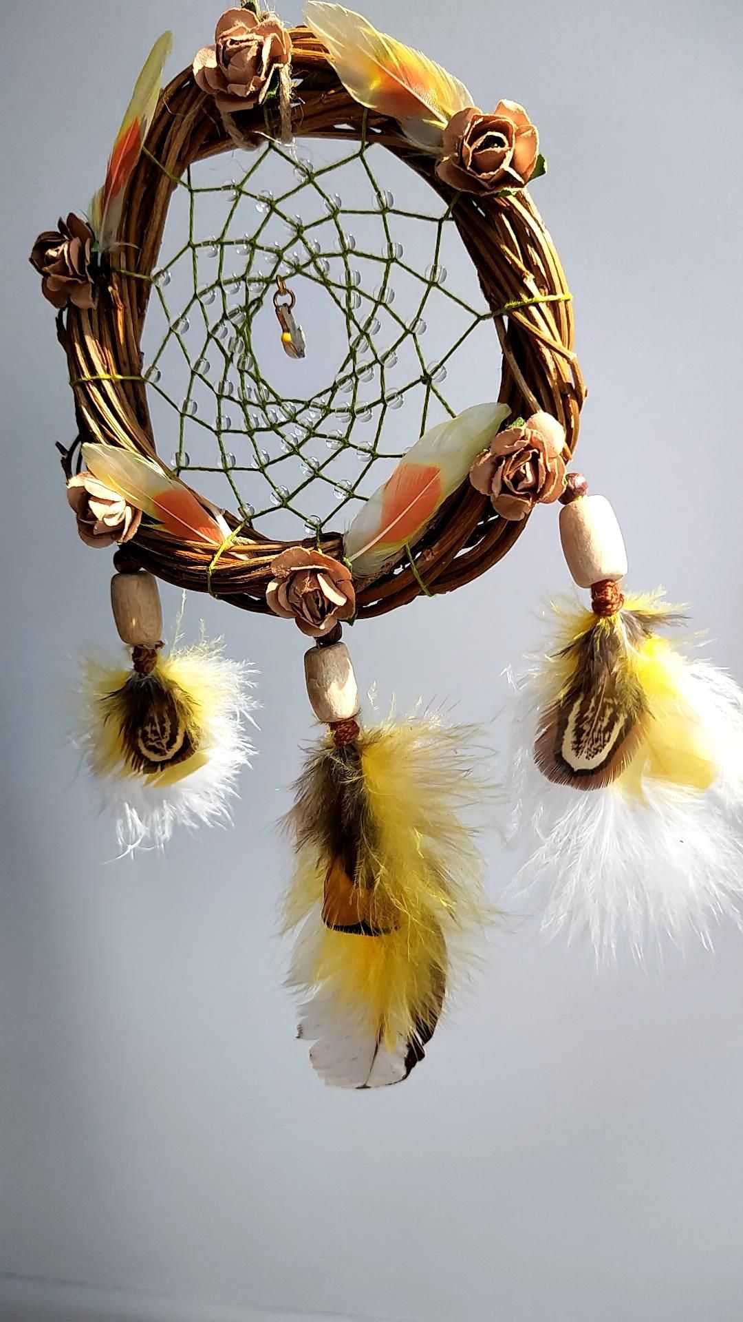 Small Yellow Dreamcatcher, Wall Hanging ,Natural Home Decor,Native american dreamcatcher - Small Yellow Dreamcatcher, Wall Hanging ,Natural Home Decor,Native american dreamcatcher -   19 diy Dream Catcher for men ideas