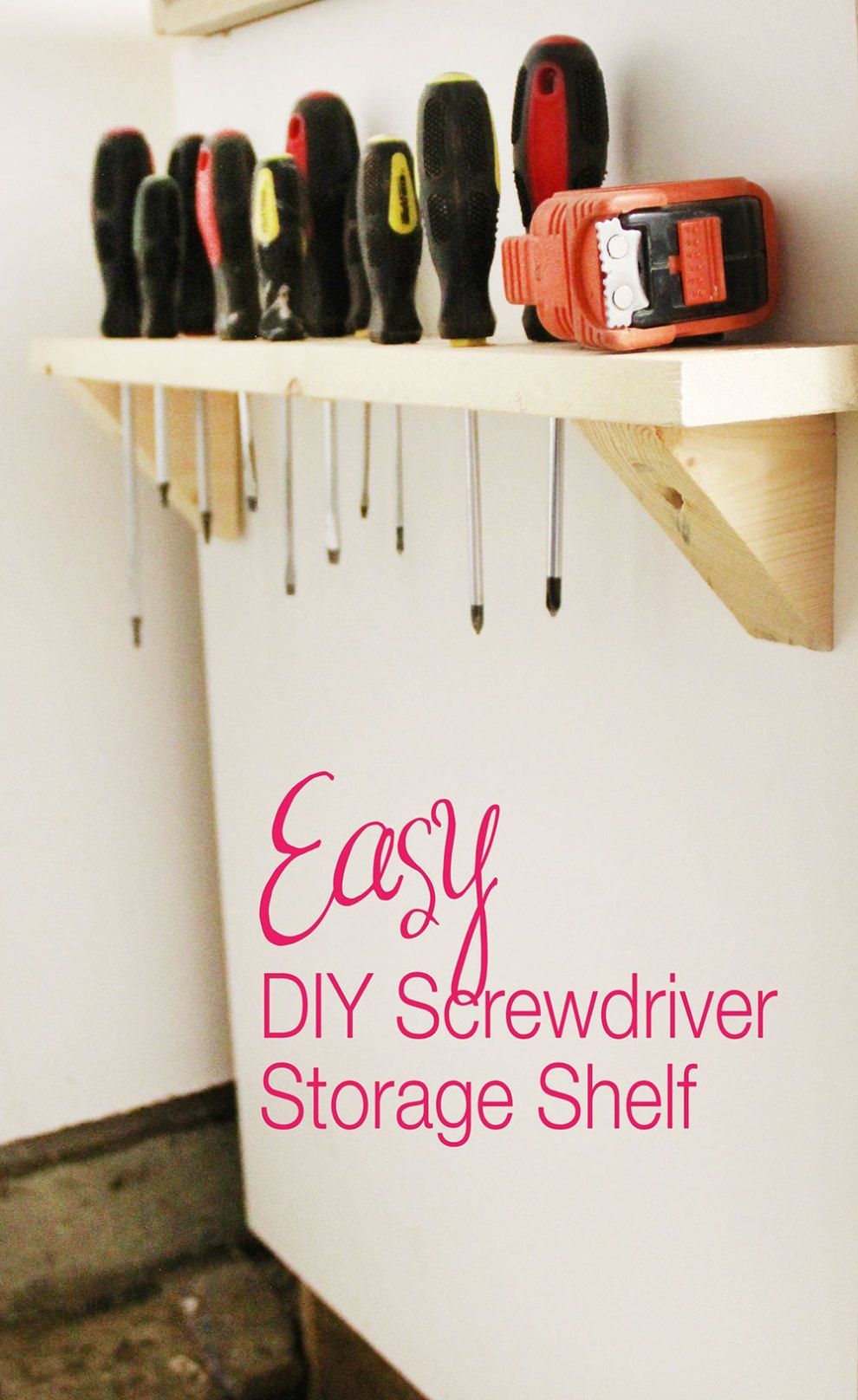 DIY Screwdriver Storage - DIY Screwdriver Storage -   19 diy Facile rangement ideas