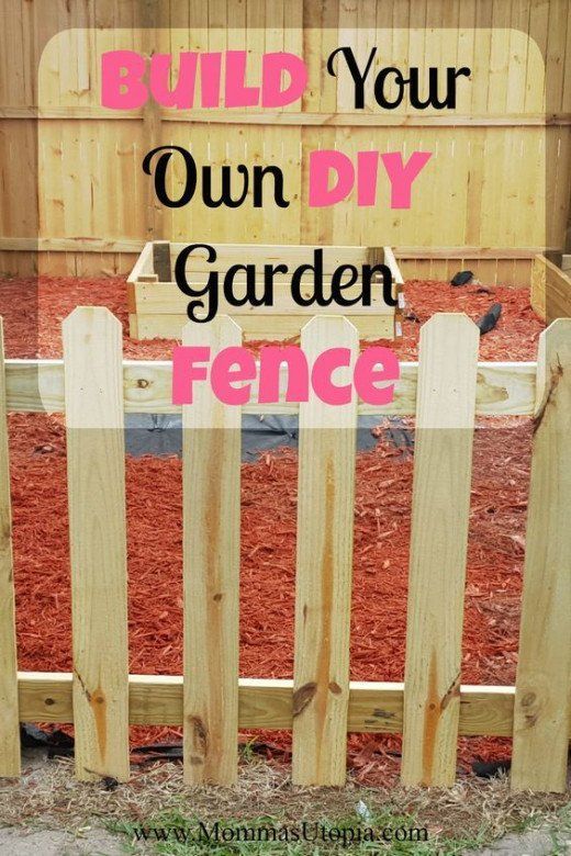 19 diy Garden fence ideas